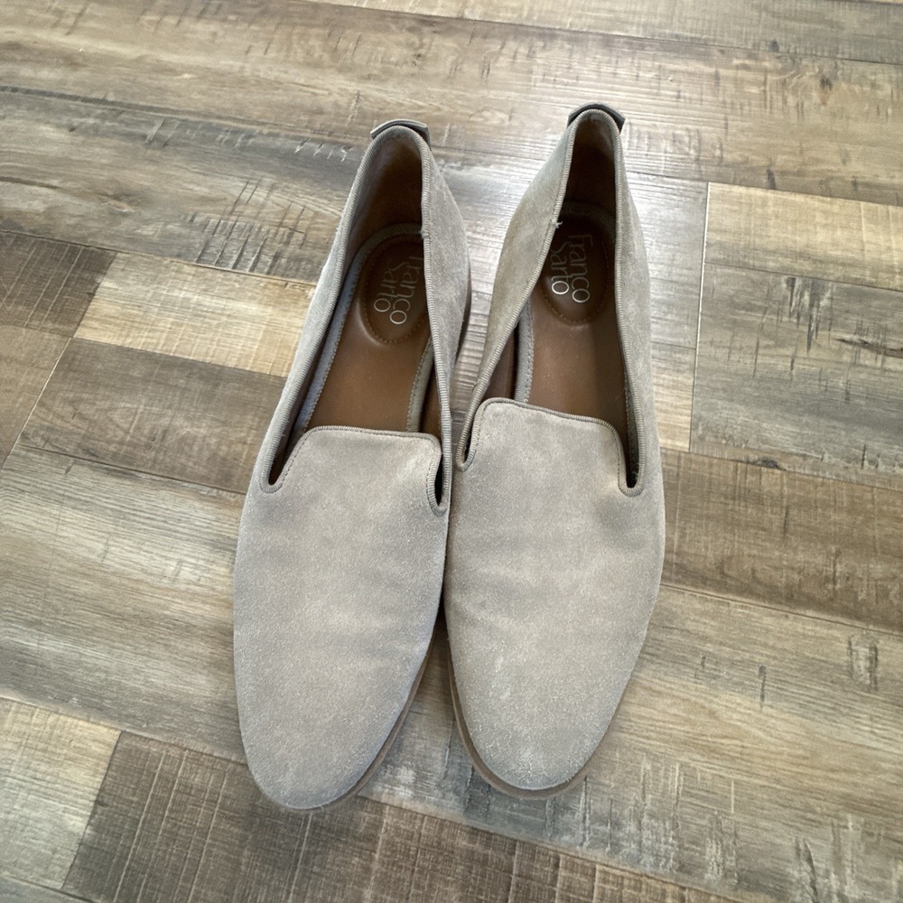 Franco Sarto Women's JEELA JEENA Slipper Leather Low Heel Slip On Shoes Sz 9